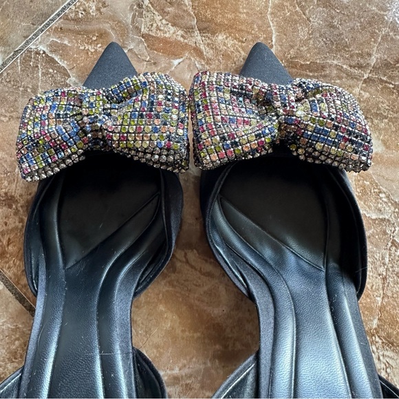 Zara Rhinestone Bow Slingback - Picture 6 of 7